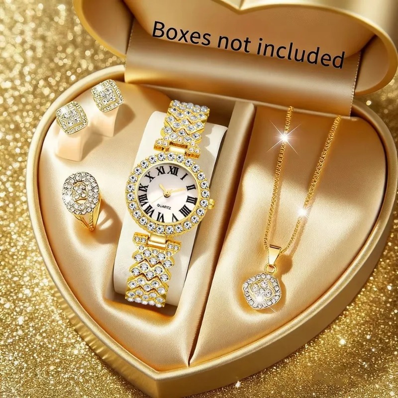 Jewelry Watch Making - 5PCS Luxury Rhinestone Women's Watch Jewelry