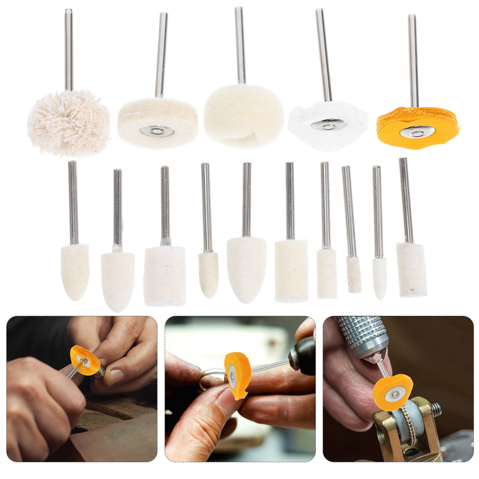 Jewelry Watches & Accessories - 50Pcs Mini T-Shaped Polishing Buffing Wheels
