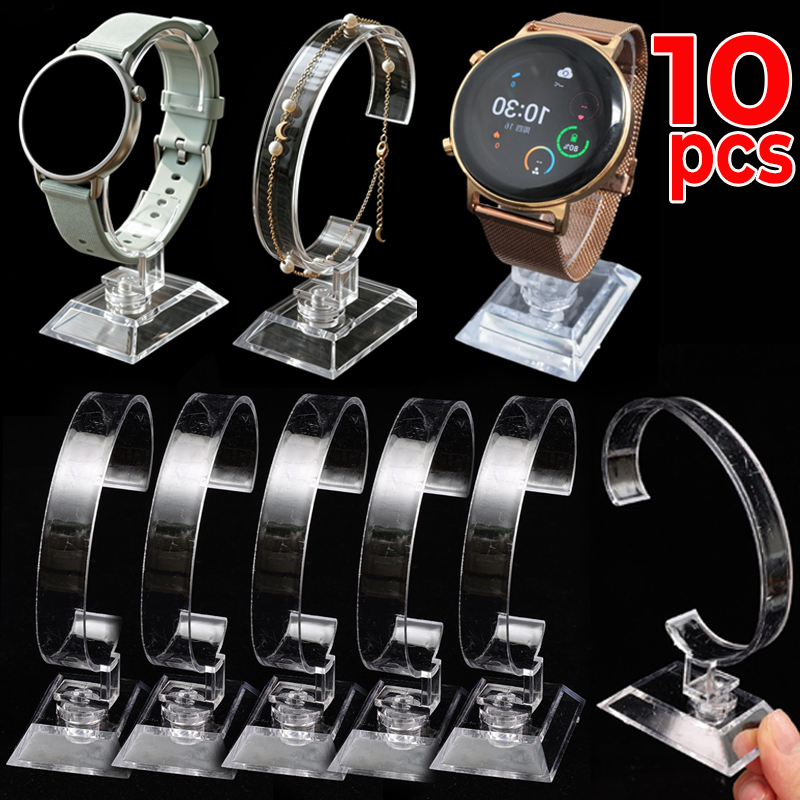 Jewelry Like Watches - Transparent Watch Display Stand C-Circle Acrylic