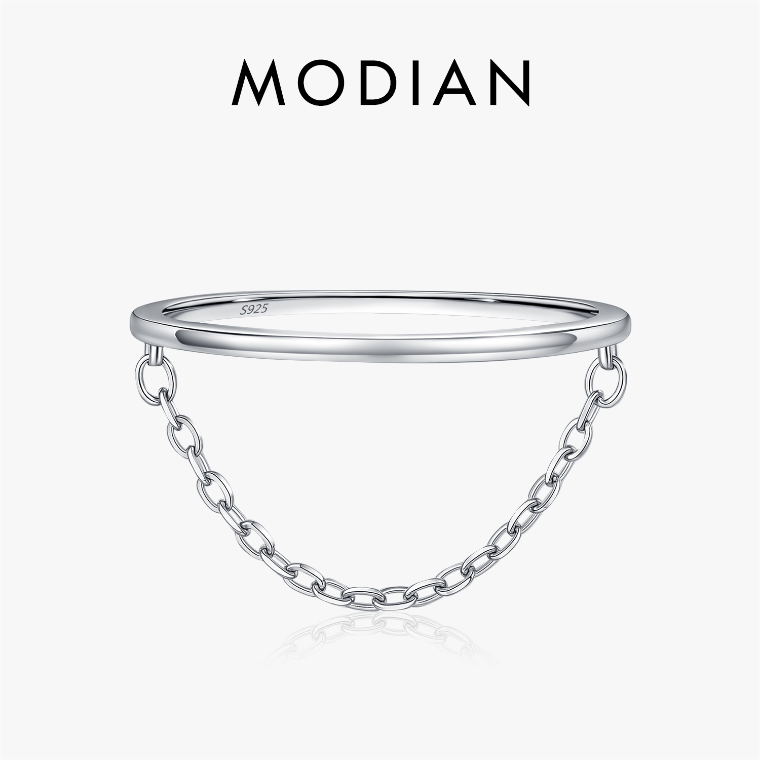 Minimalist Ring Stackable - MODIAN 925 Sterling Silver Tassel Stackable