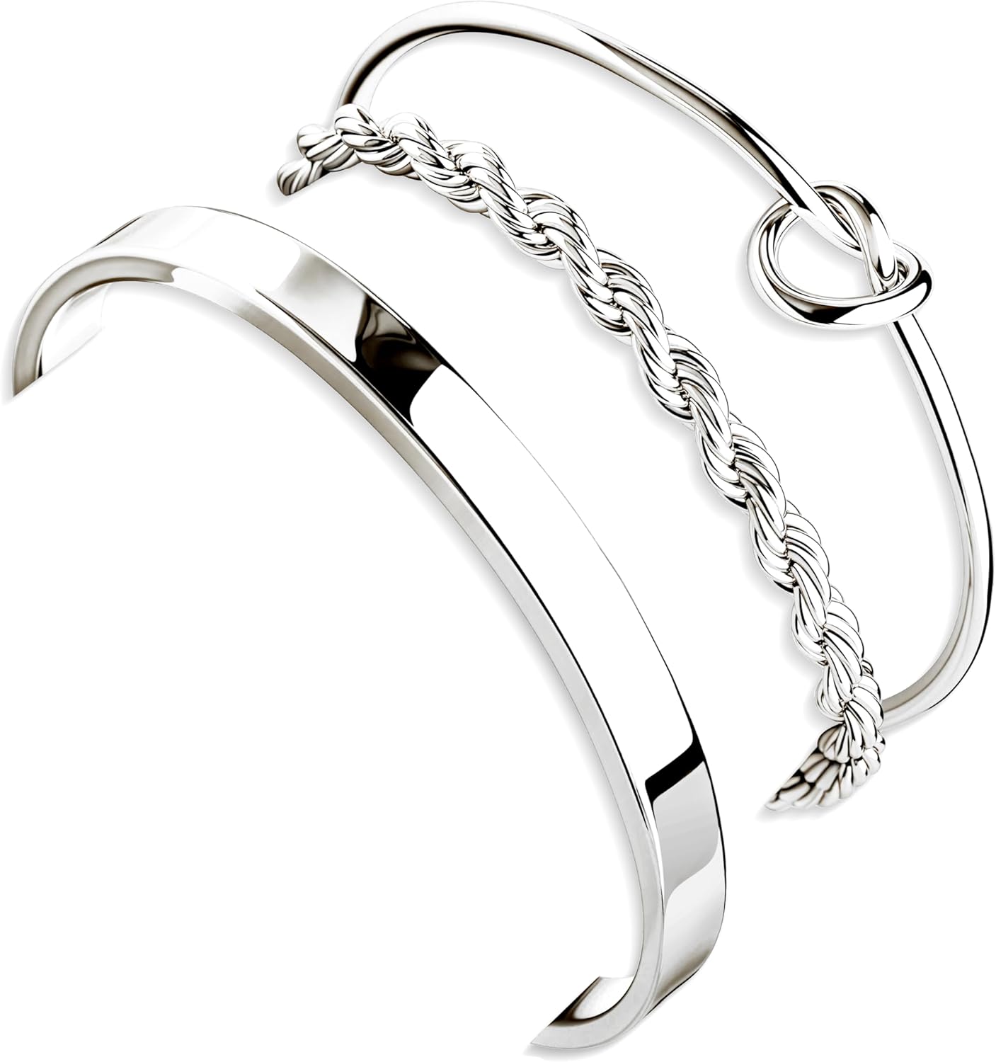 Jewelry Essentials Watches - 925 Sterling Silver Bracelets for Women