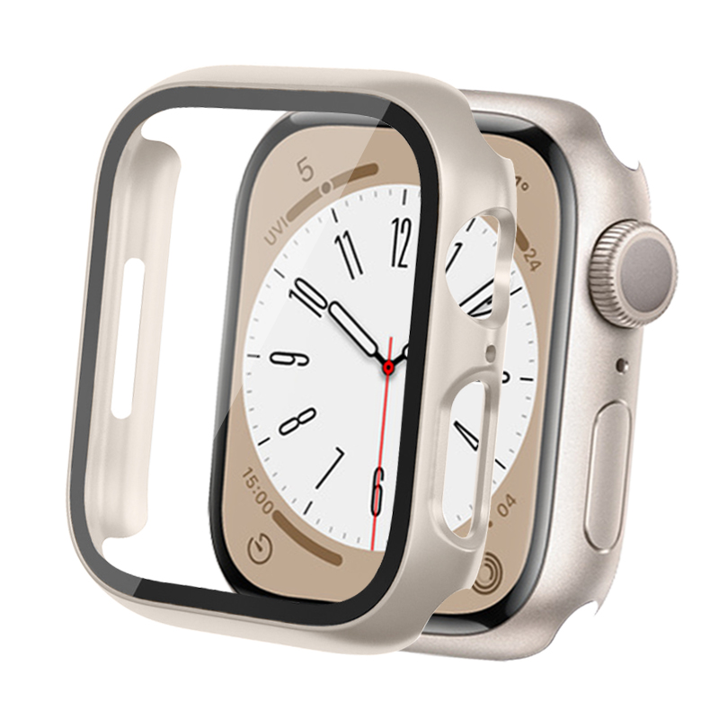 Jewelry Smart Watches - Glass+Cover For Apple Watch case 45mm