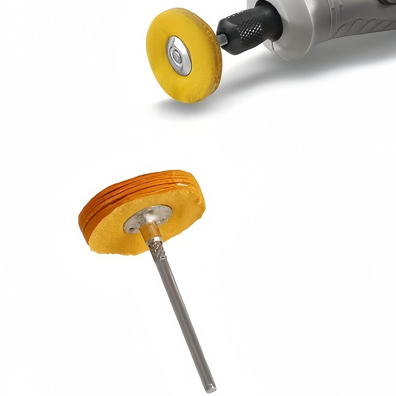 Jewelry Watches & Accessories - 12Pcs 3mm Yellow Polishing Cloth Wheel,