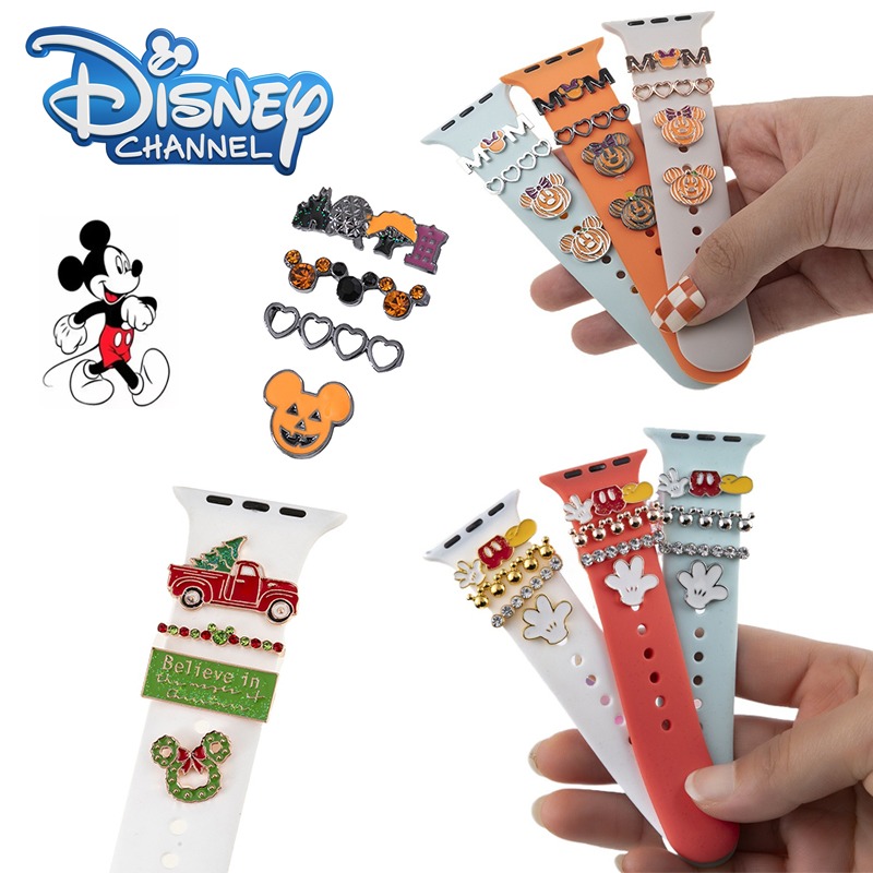 Jewelry Watch Making - Disney Mickey Watchband Charms 4PCS/set Bracelet