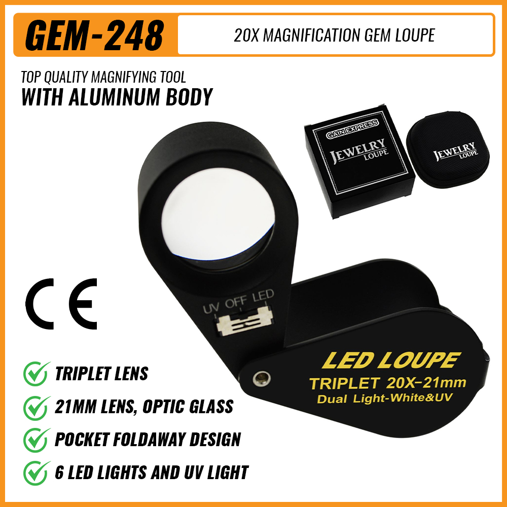 Collectors Coins Jewelry & Watches Of Smithtown Photos - 20x Jewelry Loupe 21mm Dual Light