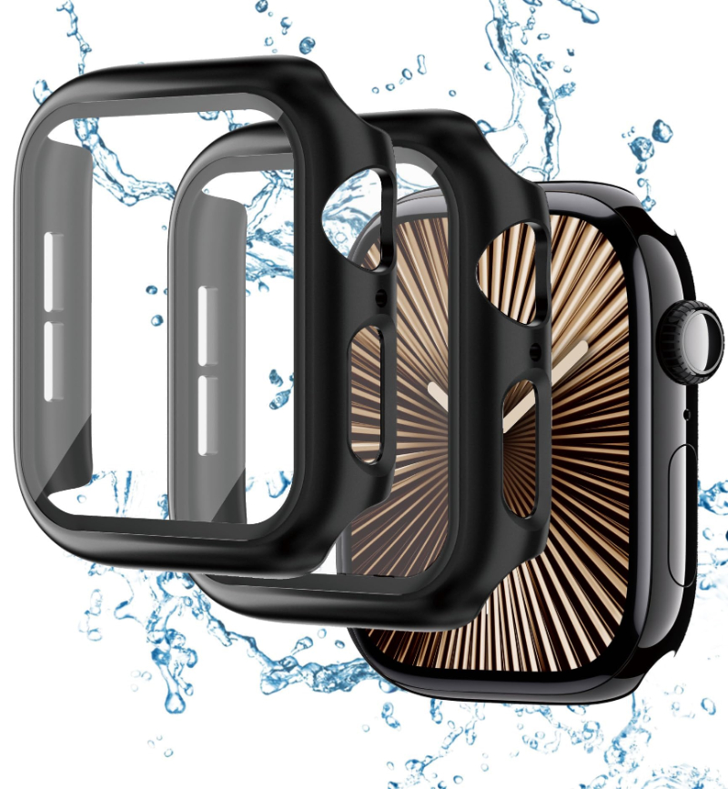 Jewelry Smart Watches - 2PCS Tempered Glass+Case For Apple Watch