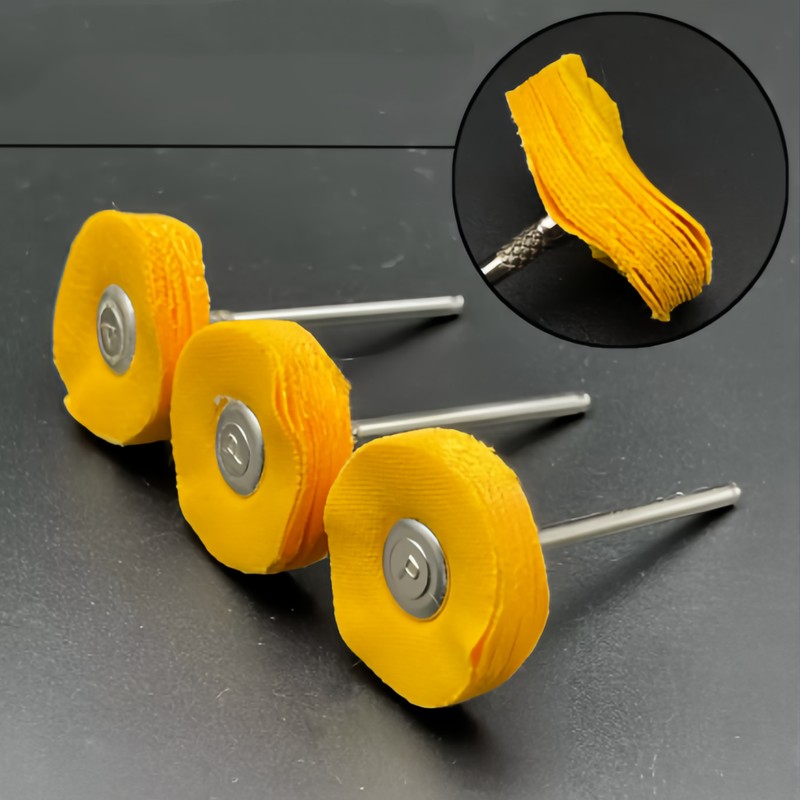 Jewelry Watches & Accessories - 20Pcs 3mm Yellow Polishing Cloth Wheel,