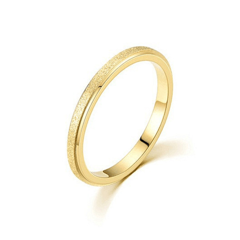 Fashion Minimalist Frosted Thi - Minimalist Ring Stackable recension och pris