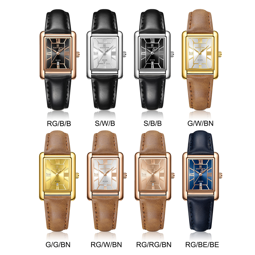 NAVIFORCE Women's Elegant Rect - Jewelry Like Watches recension och pris