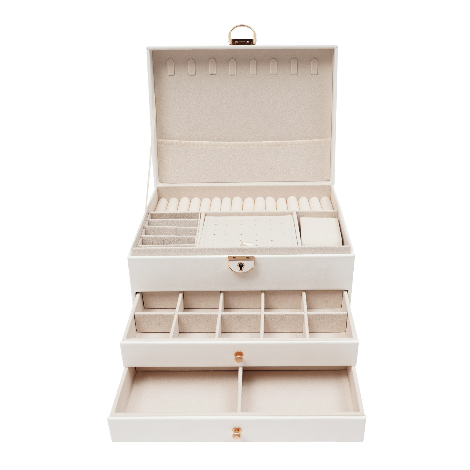 3 Tiers Jewelry Storage Box, S - Jewelry And Watches Store recension och pris