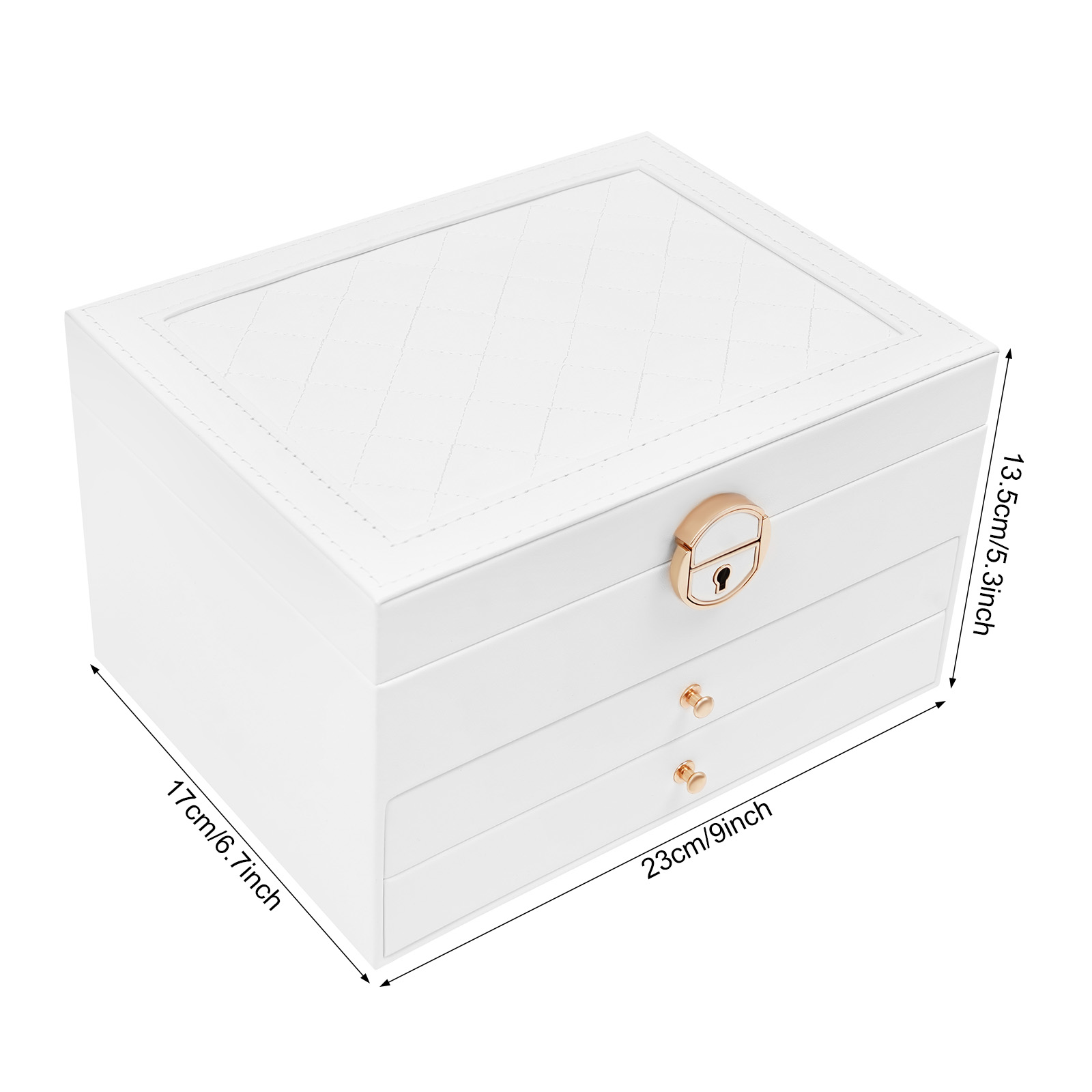 3 Tiers Jewelry Storage Box, S - Jewelry And Watches Store recension och pris