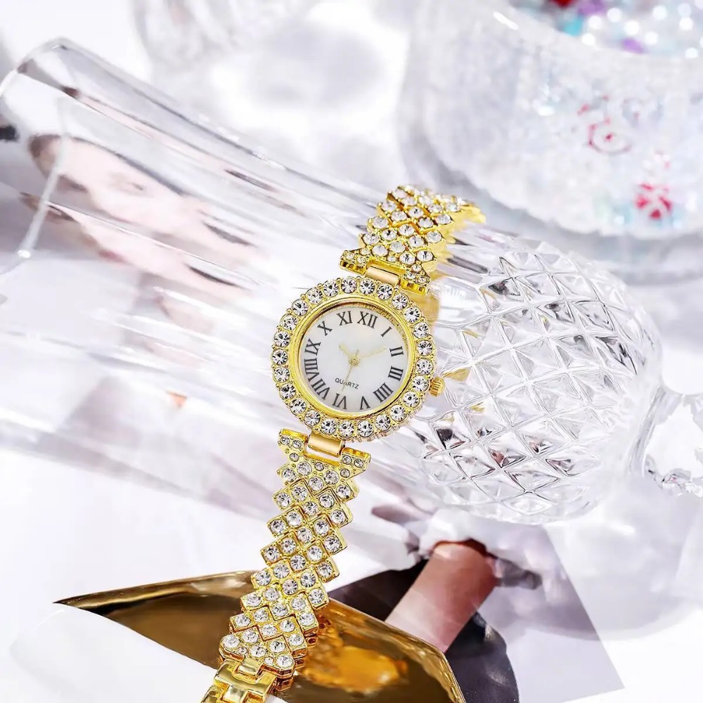 6PCS/Set Luxury Rhinestone Wom - Jewelry Like Watches recension och pris