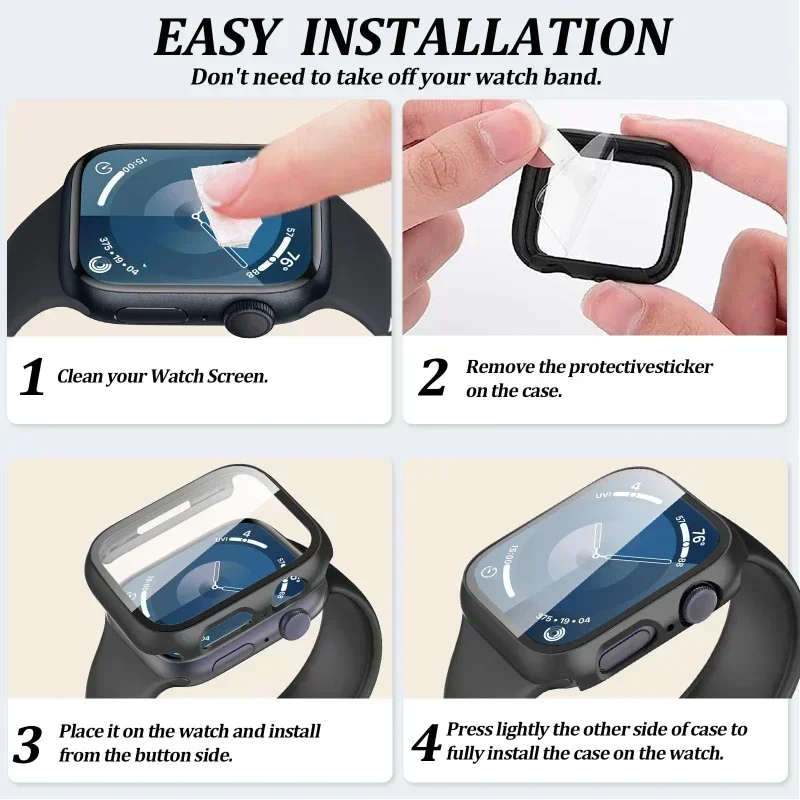 Glass+Case+Strap for Apple Wat - Jewelry Smart Watches recension och pris