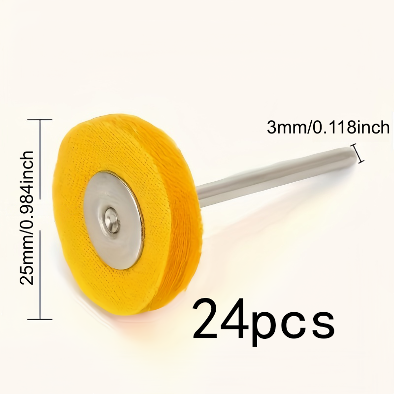 24Pcs 3mm Yellow Polishing Clo - Jewelry Watches & Accessories recension och pris