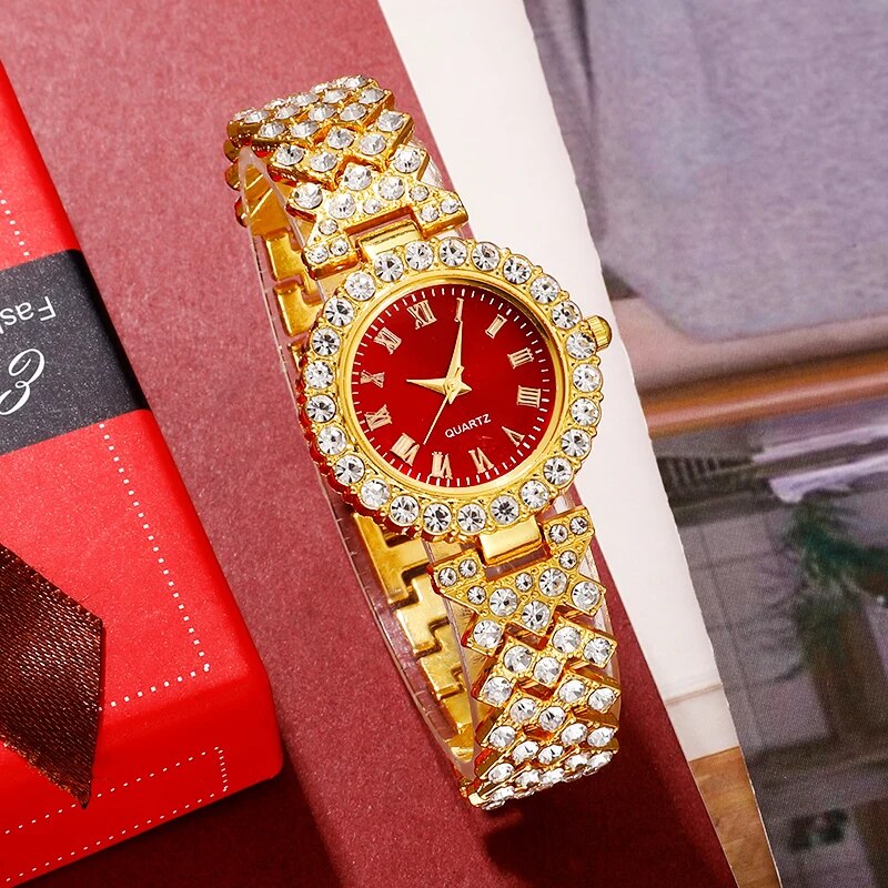 Golden Luxury Watch Women Ring - Jewelry Watch Making recension och pris