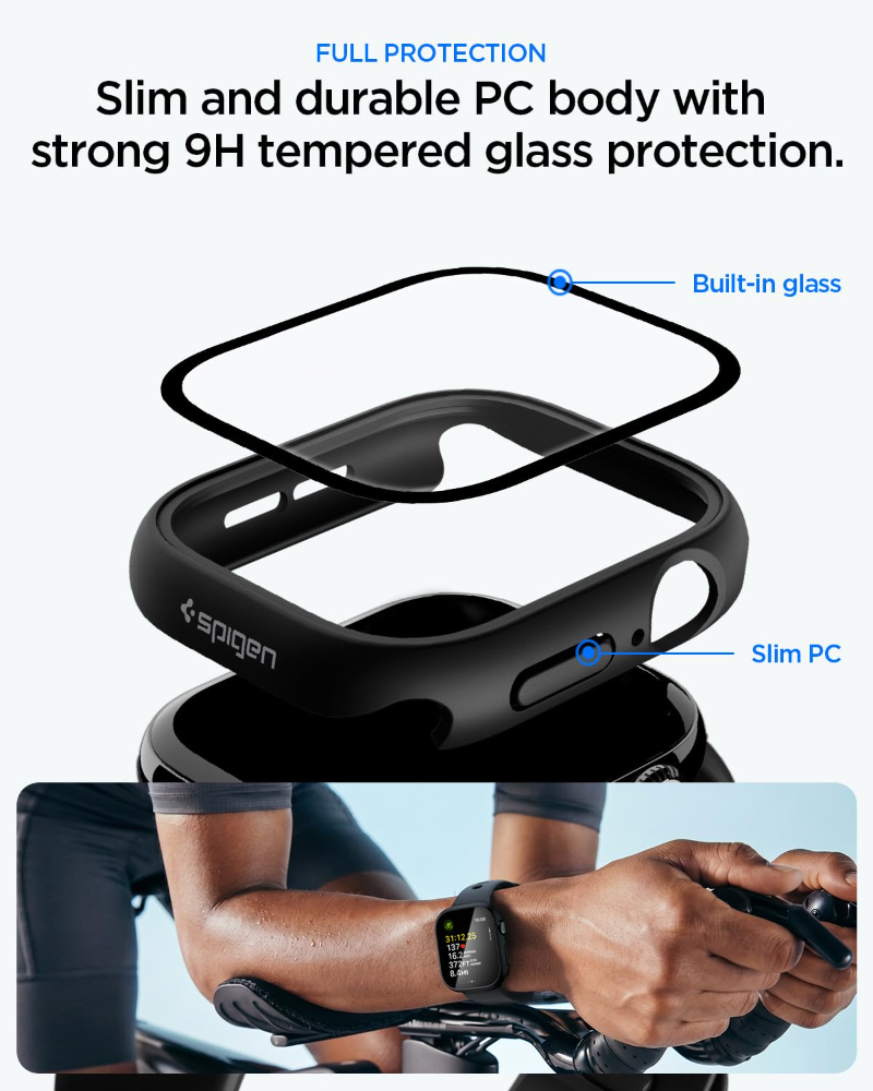 Tempered Glass+Case For Apple  - Jewelry Smart Watches recension och pris