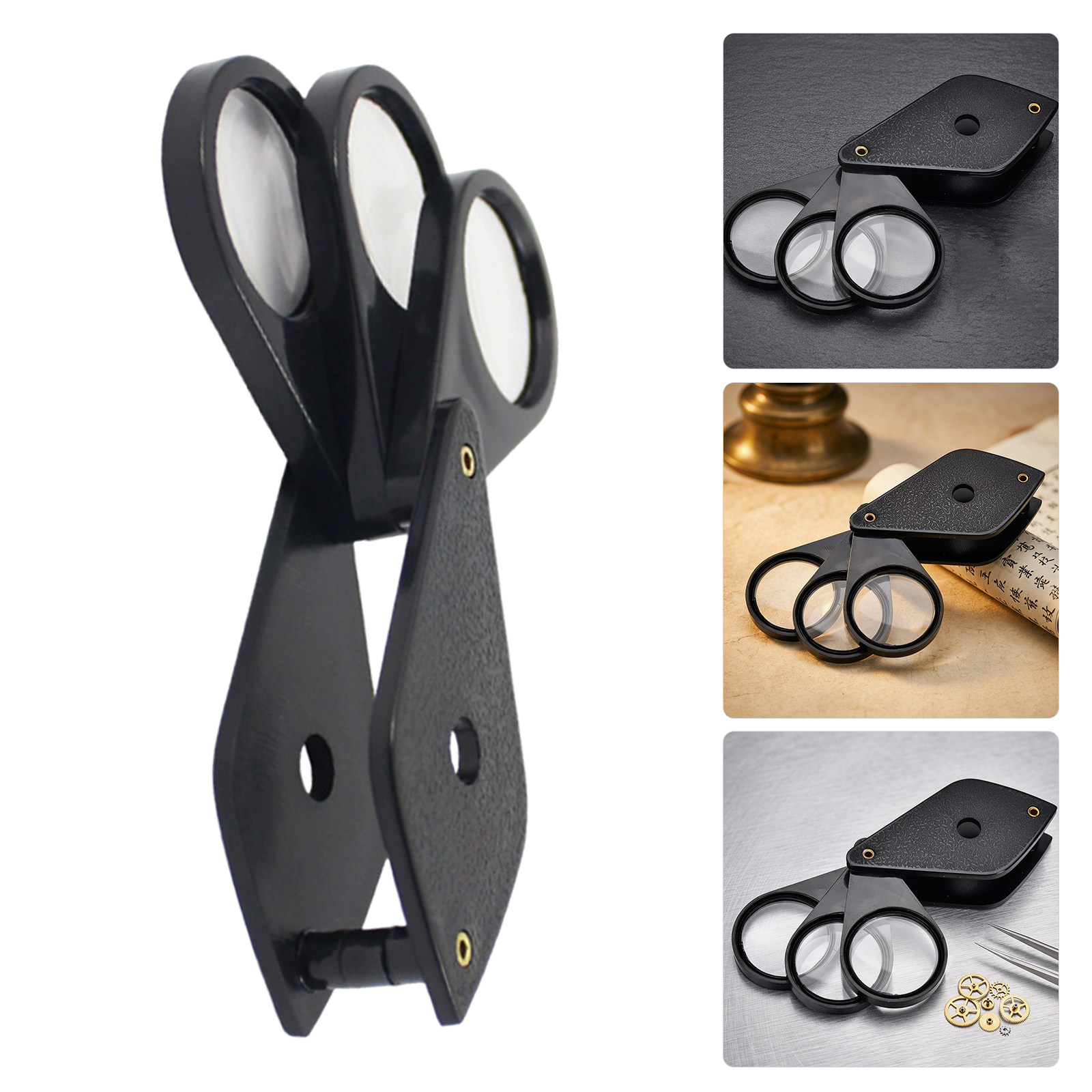 3Pcs 3 Lens Jewelry Magnifier  - Collectors Coins Jewelry & Watches Of Smithtown Photos recension och pris