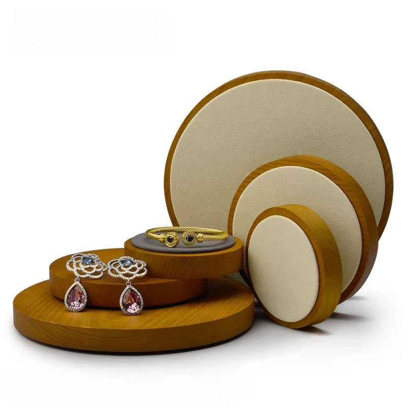 Solid Wood Jewelry Display Tra - Jewelry And Watches Store recension och pris