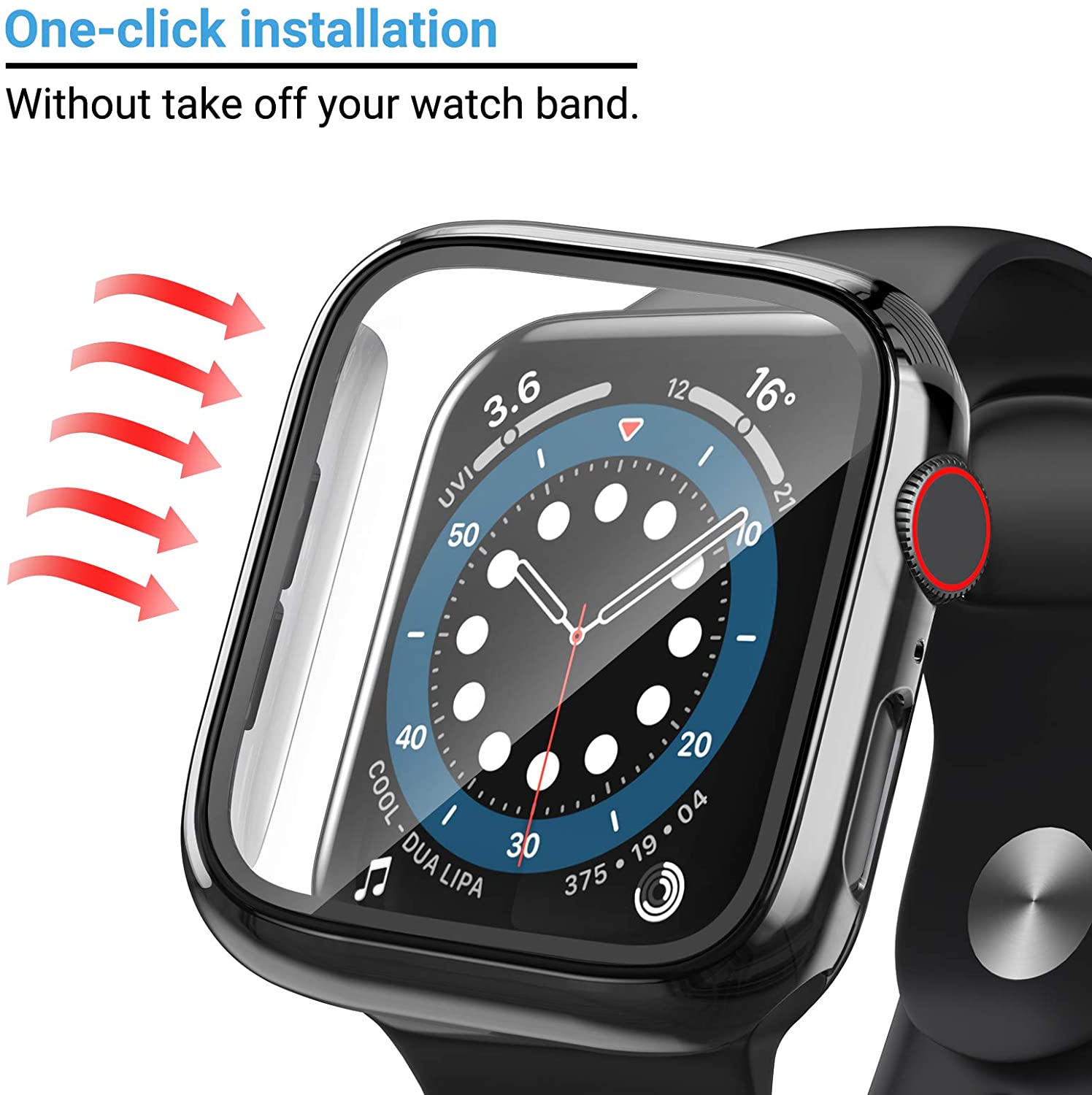 Glass+cover For Apple Watch Ca - Jewelry Smart Watches recension och pris