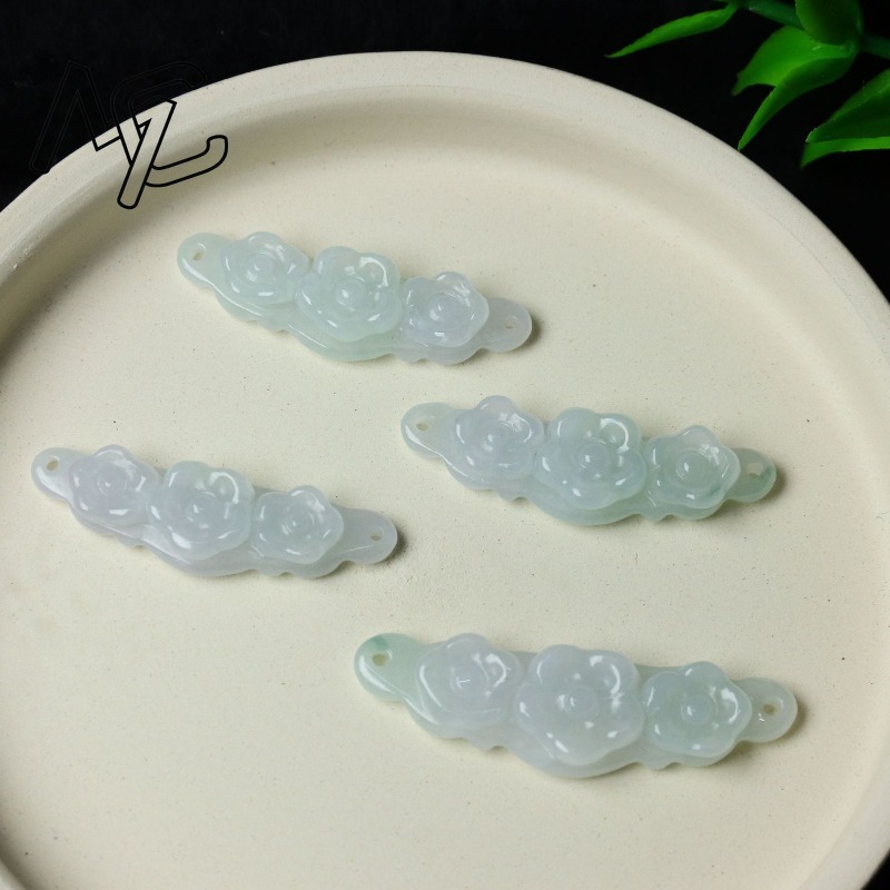 1pc Natural Jadeite Emerald Fl - Luxury Gifts Jewelry & Watches Namfleg Mostar recension och pris