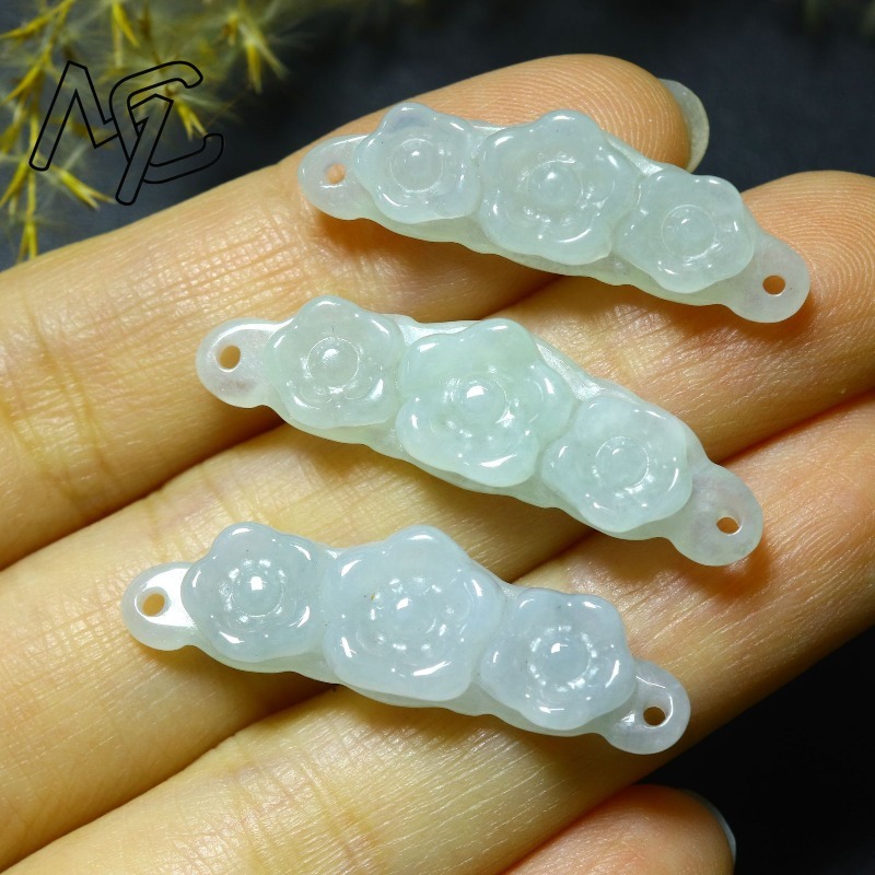 1pc Natural Jadeite Emerald Fl - Luxury Gifts Jewelry & Watches Namfleg Mostar recension och pris