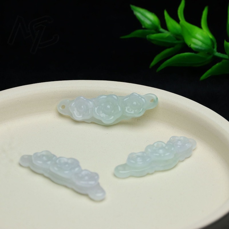 1pc Natural Jadeite Emerald Fl - Luxury Gifts Jewelry & Watches Namfleg Mostar recension och pris