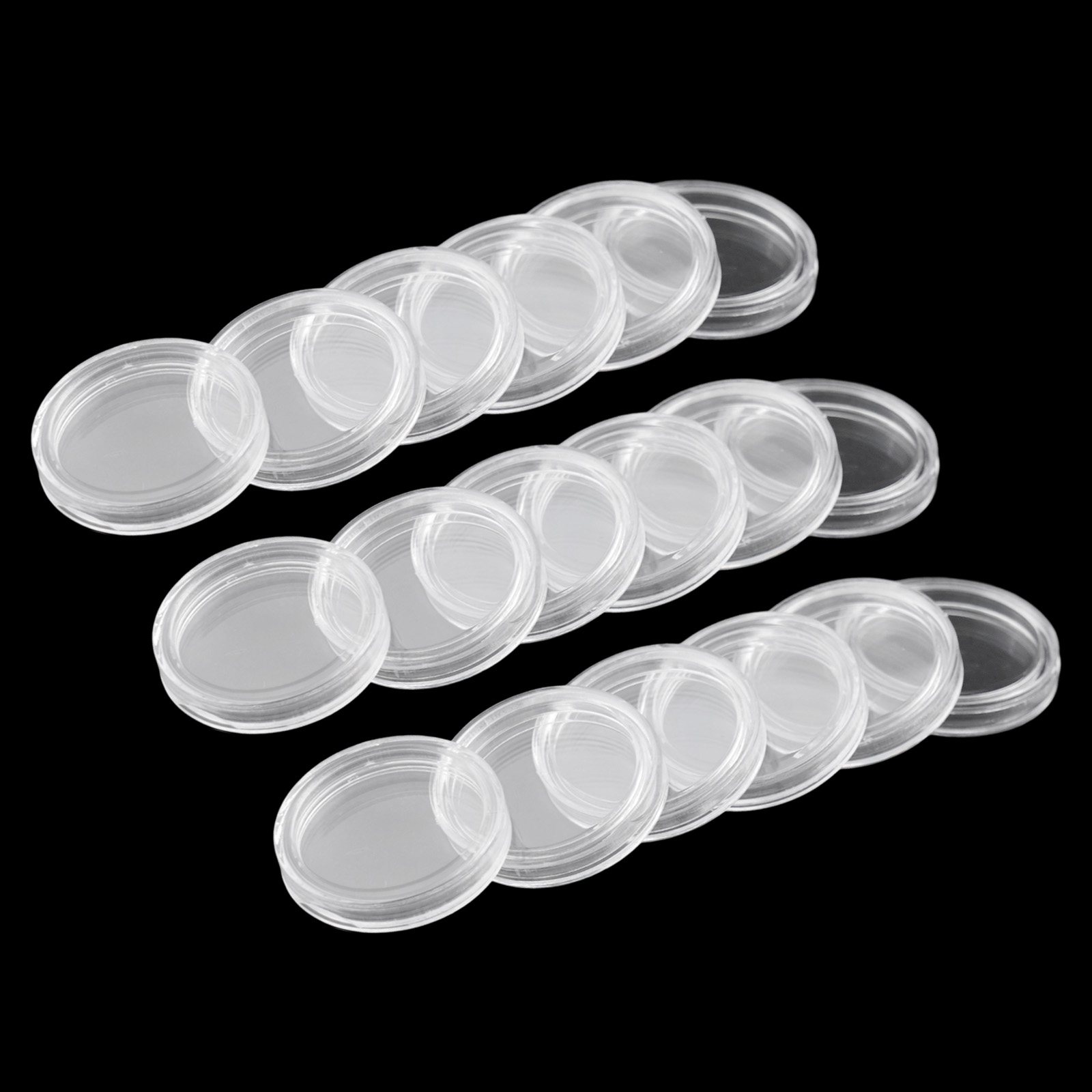 100 Pieces 23mm Clear Round Pl - Collectors Coins Jewelry & Watches Of Smithtown Photos recension och pris