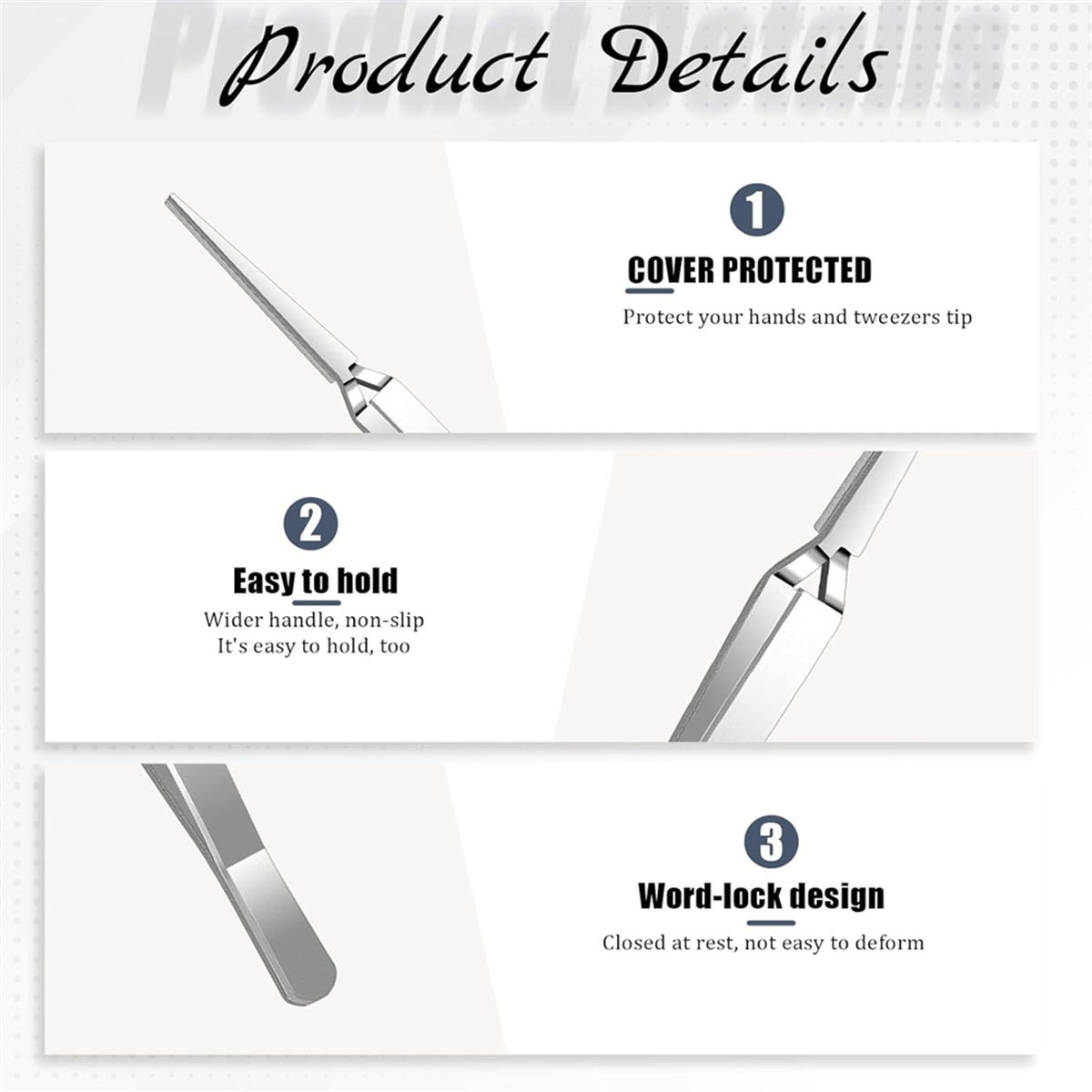 Craft Tweezers, 6 Pieces Locki - Jewelry Watch Making recension och pris