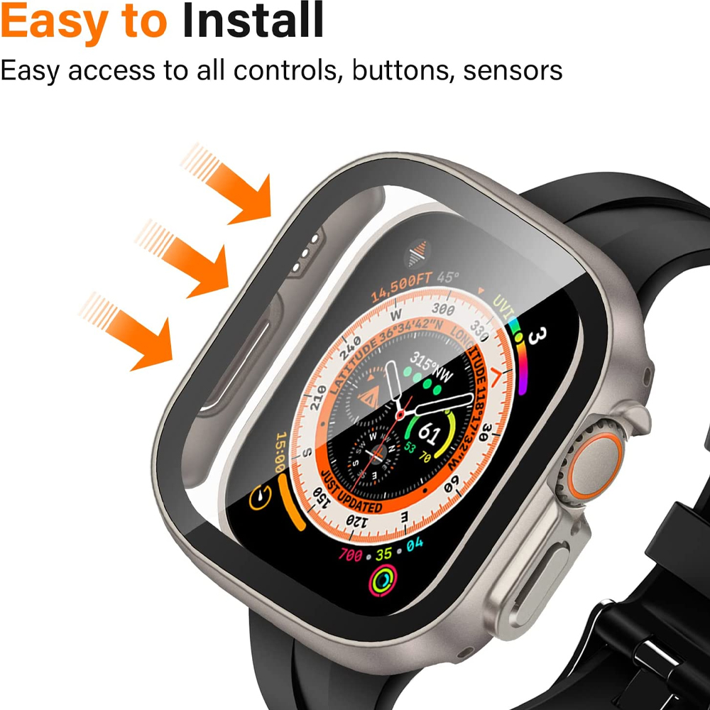 Glass+case For Apple Watch Ult - Jewelry Smart Watches recension och pris