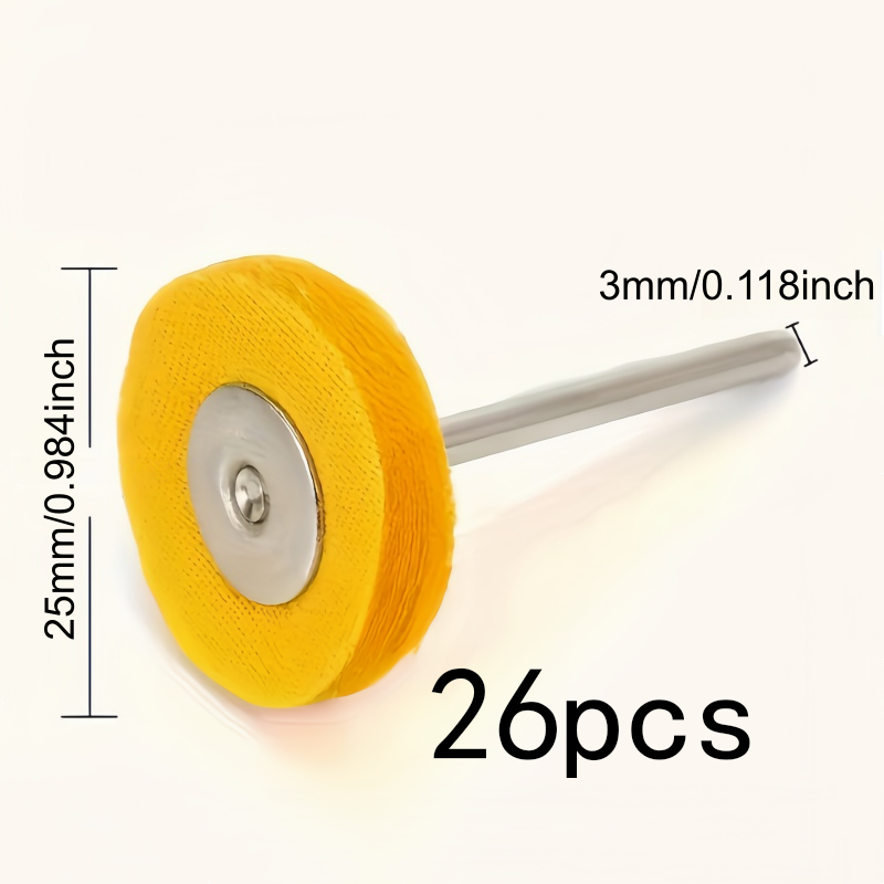 26Pcs 3mm Yellow Polishing Clo - Jewelry Watches & Accessories recension och pris