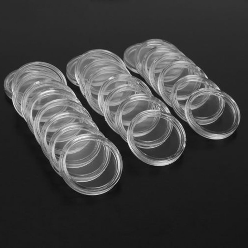 100 Clear Round Coin Holders 3 - Collectors Coins Jewelry & Watches Of Smithtown Photos recension och pris