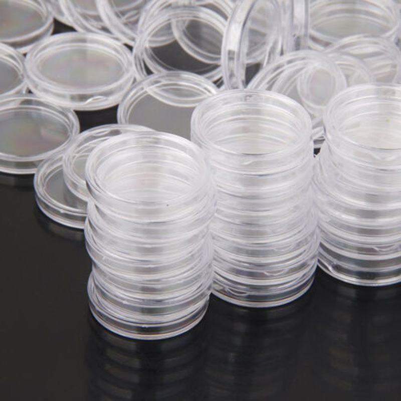 100 Clear Round Coin Holders 3 - Collectors Coins Jewelry & Watches Of Smithtown Photos recension och pris