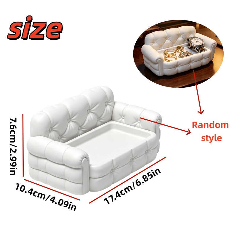 Light Luxury Style Mini Sofa-S - Jewelry And Watches Store recension och pris