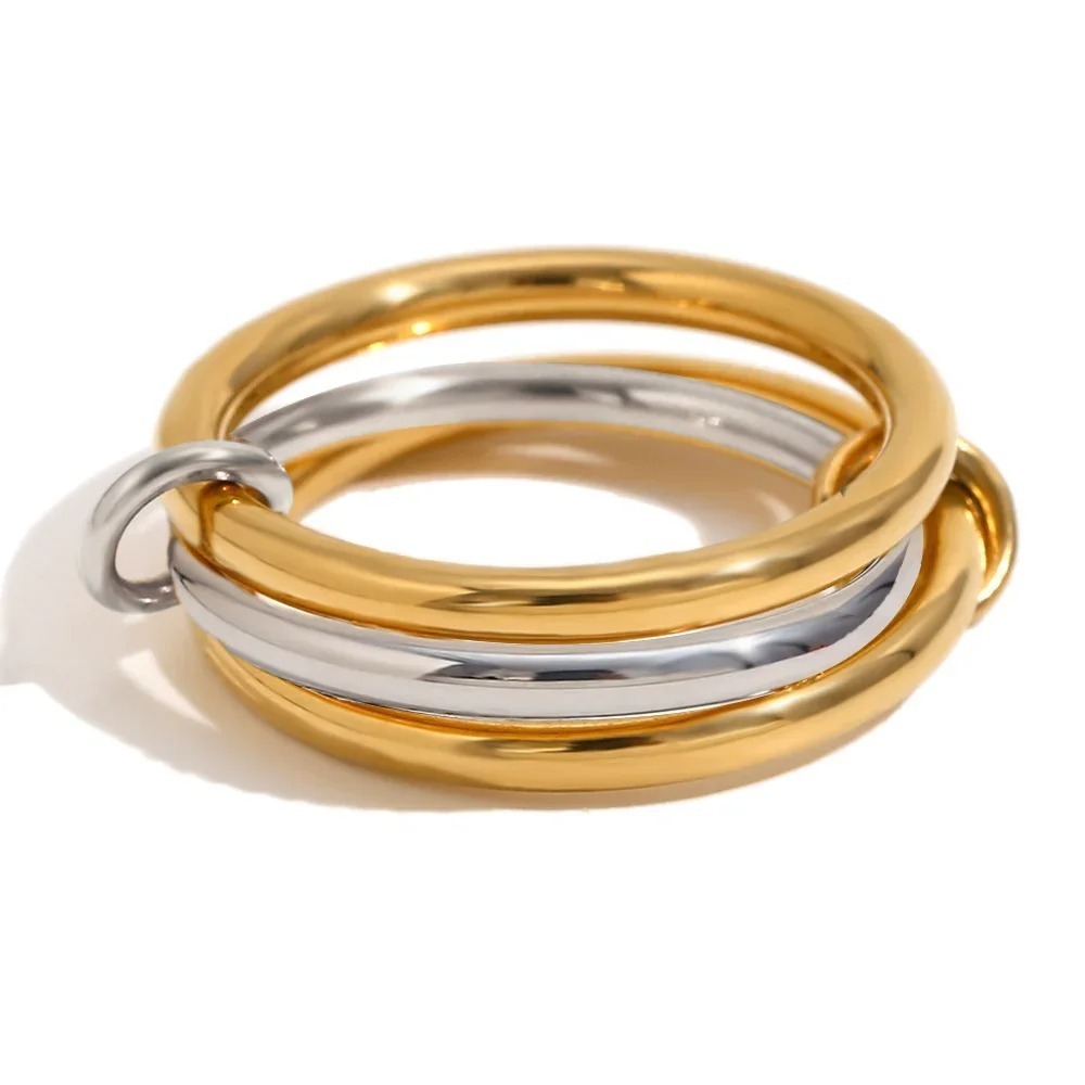 Minimalist 18K Gold Color Plat - Minimalist Ring Stackable recension och pris