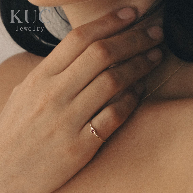 925 Sterling Silver Fine Jewel - Minimalist Ring Stackable recension och pris