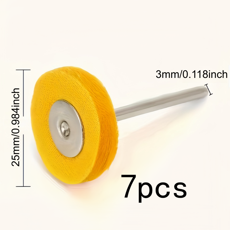 7Pcs 3mm Yellow Polishing Clot - Jewelry Watches & Accessories recension och pris
