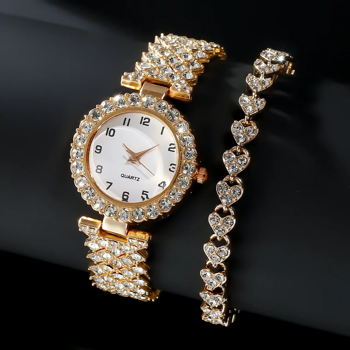 1pcs/2pcs Luxury Fashion Women - Jewelry Like Watches recension och pris