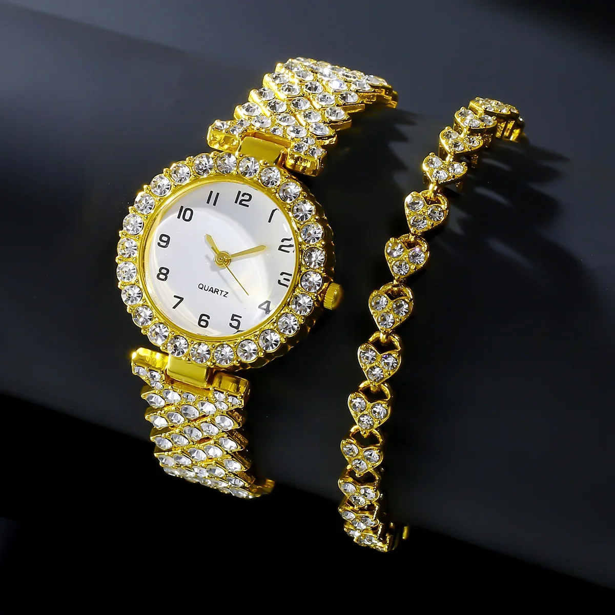 1pcs/2pcs Luxury Fashion Women - Jewelry Like Watches recension och pris