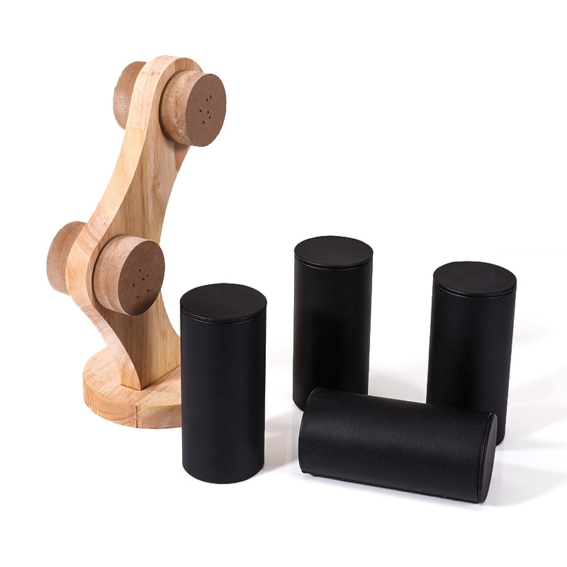 2-Tier Curved Wood Bracelet Ho - Jewelry And Watches Store recension och pris