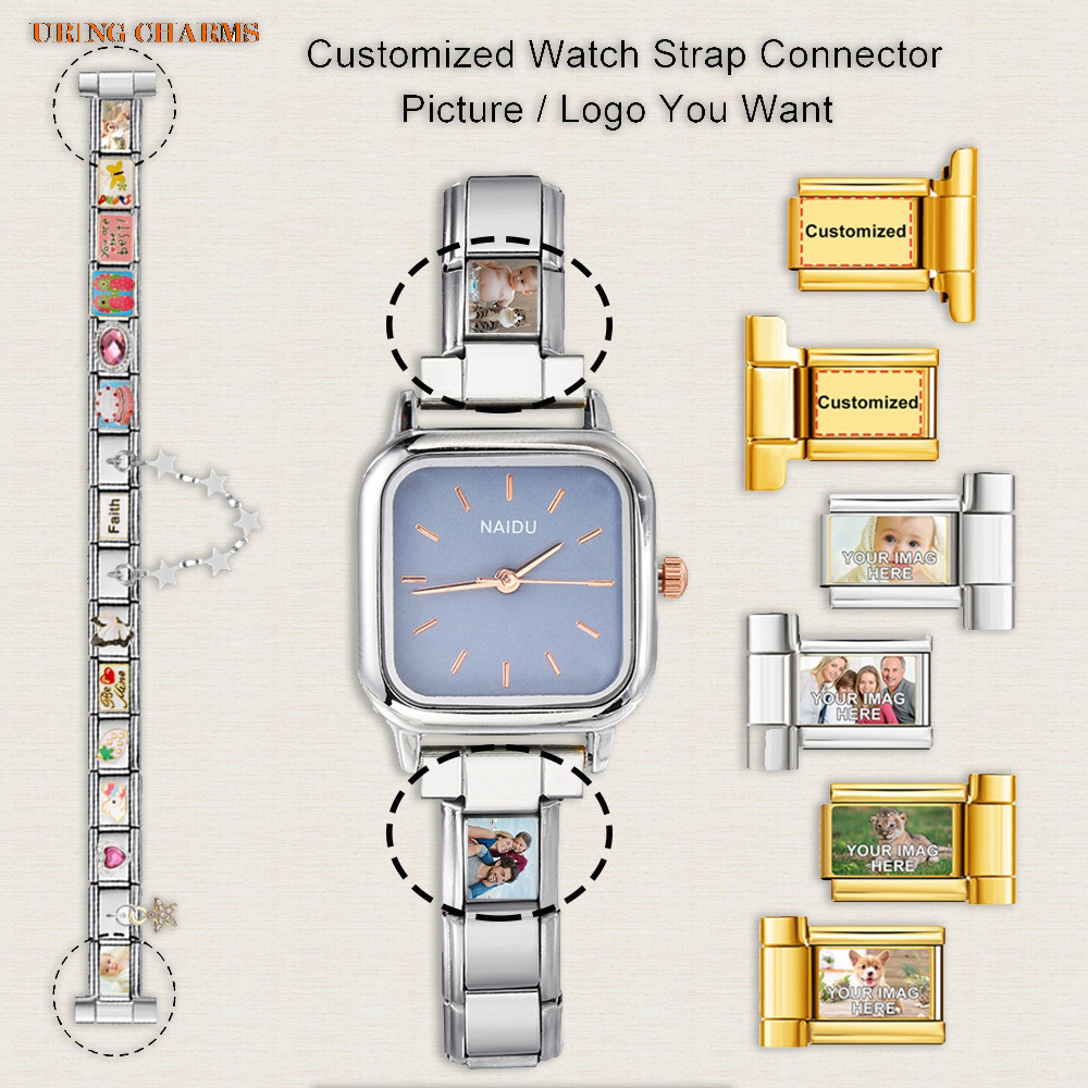 1 pair Picture Logo Customized - Jewelry Watch Making recension och pris