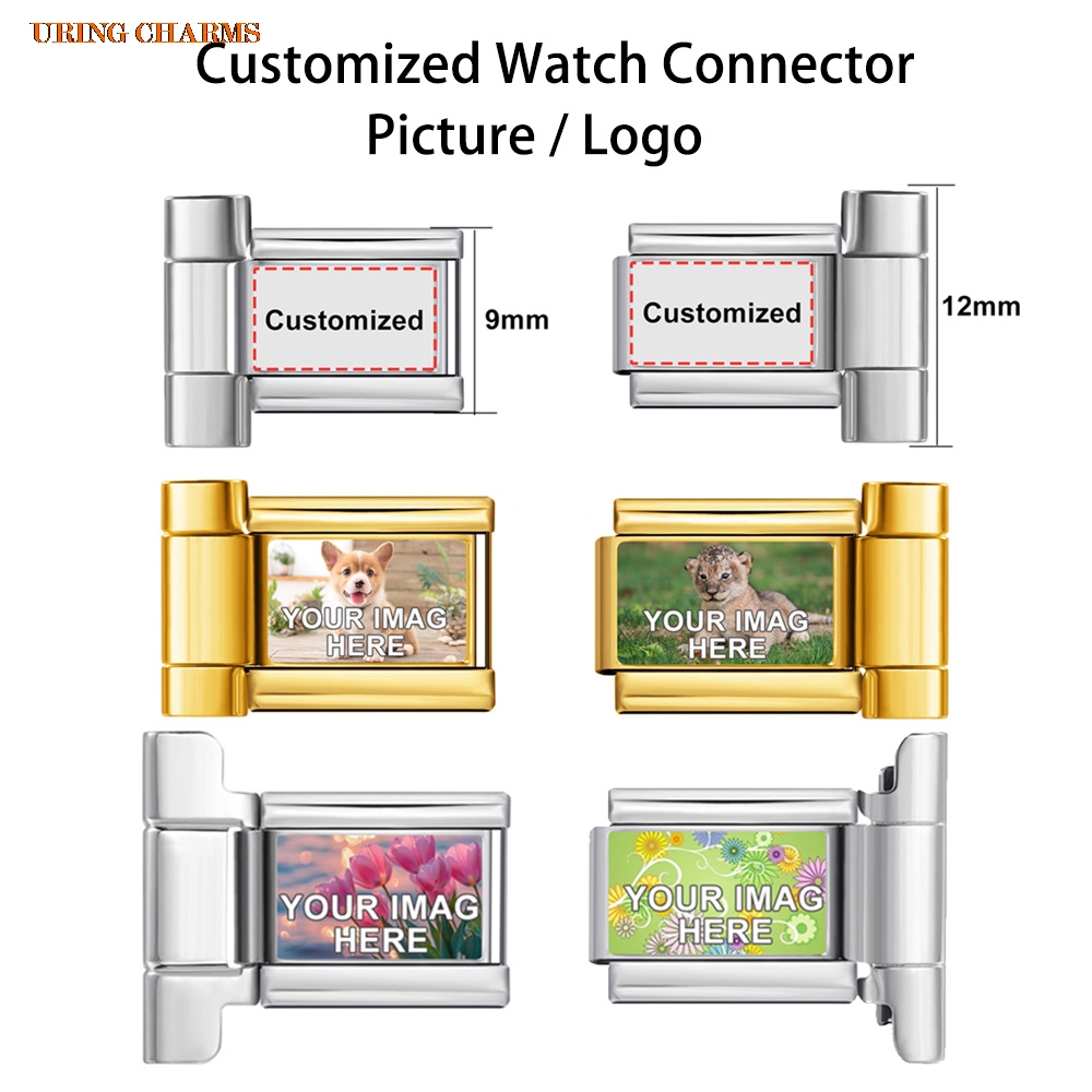 1 pair Picture Logo Customized - Jewelry Watch Making recension och pris