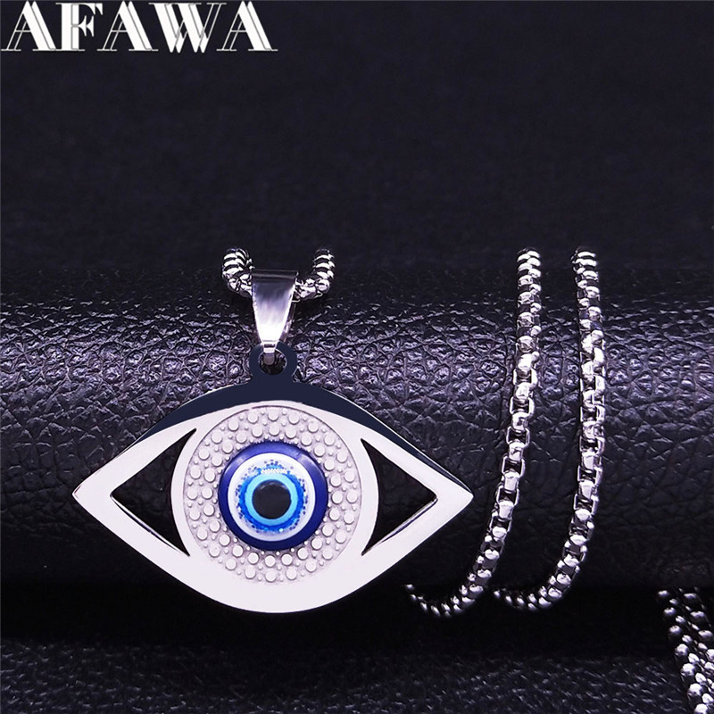 Islam Hamsa Evil Blue Eye Neck - Jewelry & Watches Spółka Z Ograniczoną Odpowiedzialnością Sp Z Oo recension och pris