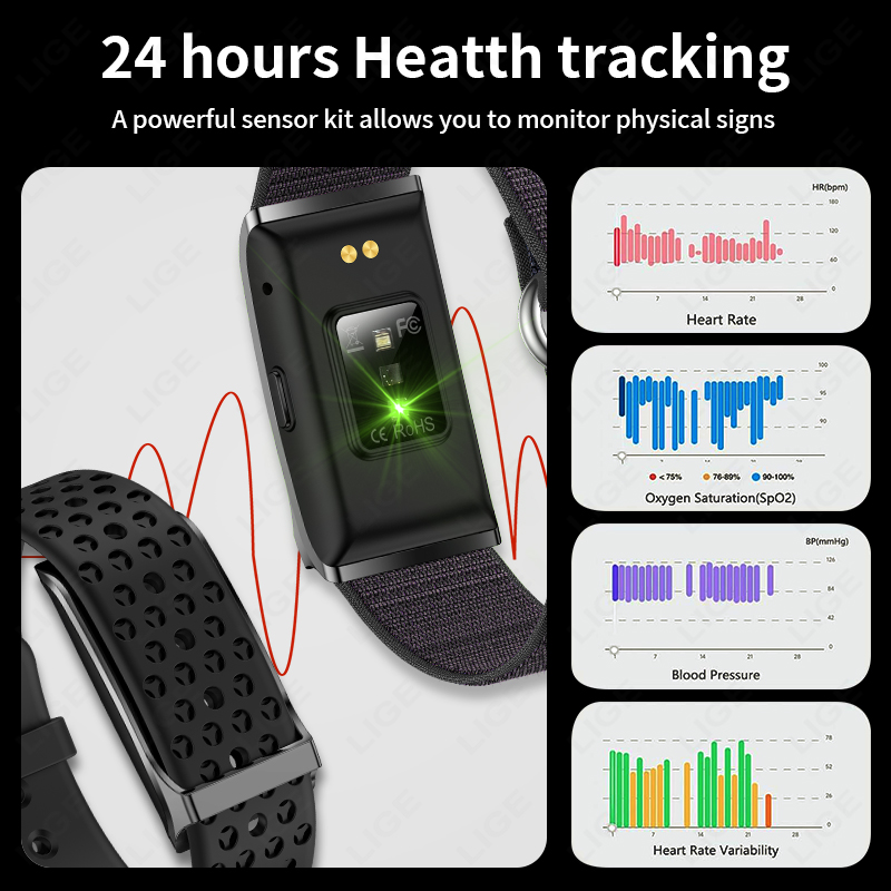 LIGE 100+ Sport Fitness Tracke - Jewelry Smart Watches recension och pris