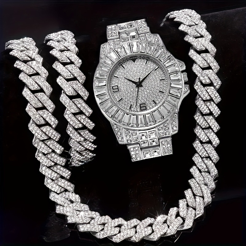 Men's Bling Jewelry Set: Gold  - Jewelry Watch Making recension och pris