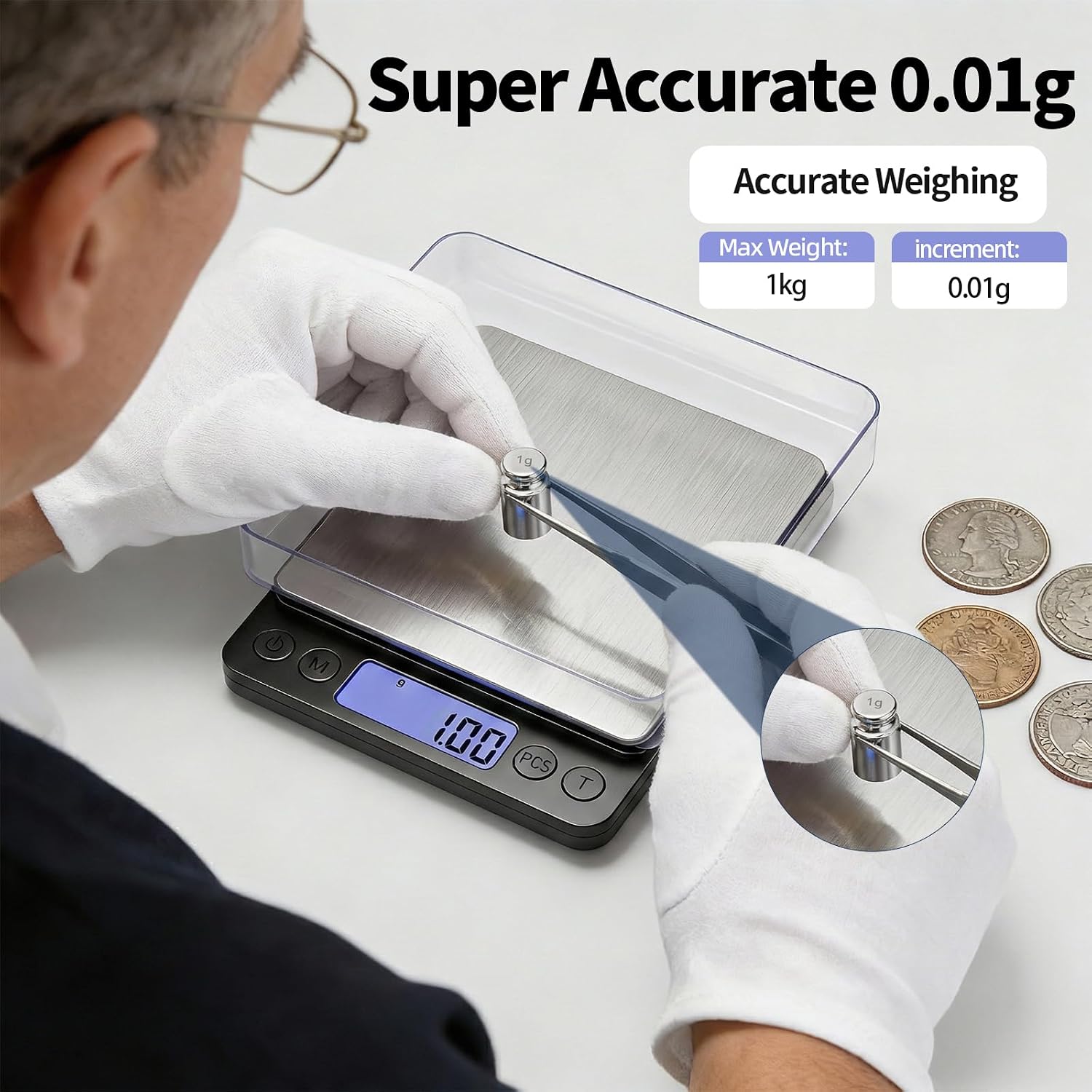 Coin Scale 1kg/0.01g High Accu - Collectors Coins Jewelry & Watches Of Smithtown Photos recension och pris