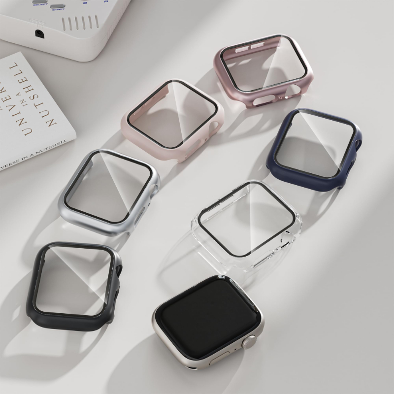 2PCS Tempered Glass+Case For A - Jewelry Smart Watches recension och pris
