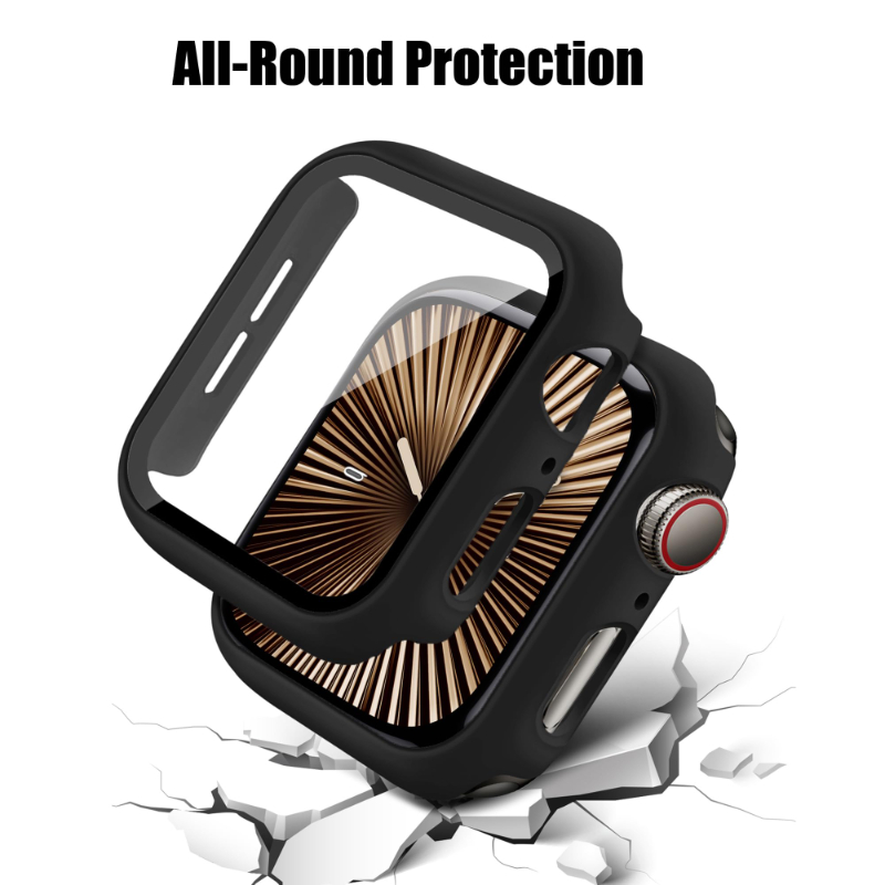 2PCS Tempered Glass+Case For A - Jewelry Smart Watches recension och pris