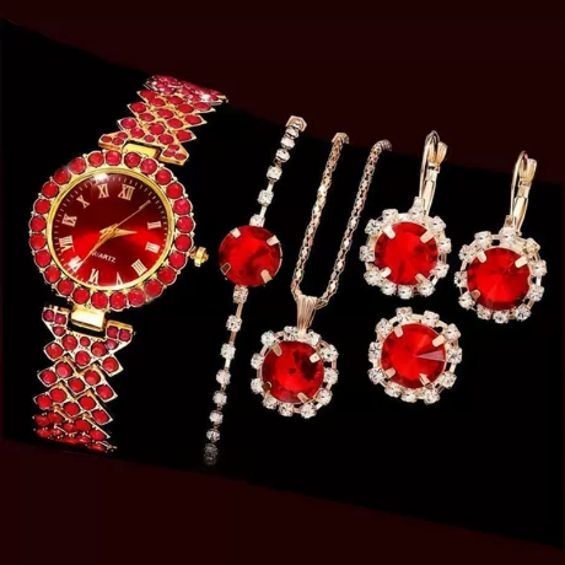 6PCS Elegant Women's Fashion J - Jewelry Watch Making recension och pris