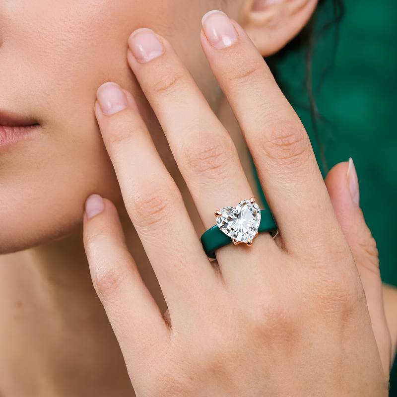 Minimalist Silicone Heart Diam - Minimalist Ring Stackable recension och pris